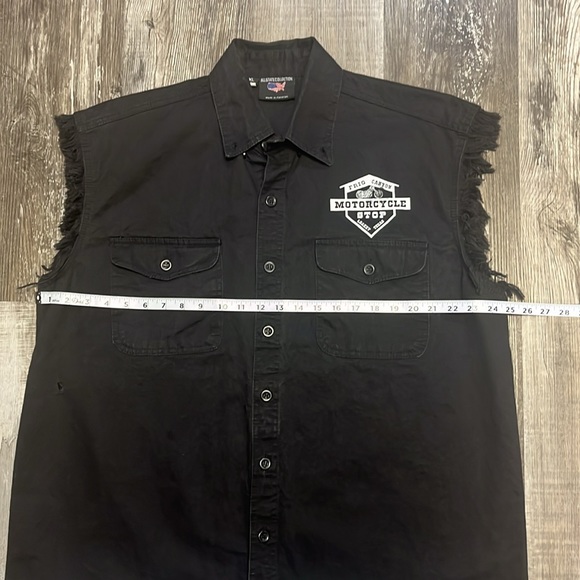 2006 Frio Canyon Motorcycle Stop “I Did Three Twisted Sisters” Shirt XL Black - Picture 7 of 8